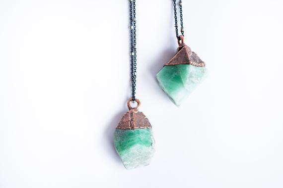 Genuine Emerald Crystal Necklace | Real Emerald Necklace | Emerald Gemstone Necklace | May Birthstone Jewelry | May Birthstone Necklace