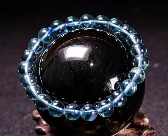 Aaaaa 8mm Beads Blue Fluorite Bracelet/bracelet For Women/valentines Ideas For Her/gemstone Bracelet/valentines Gifts/gem Bracelet