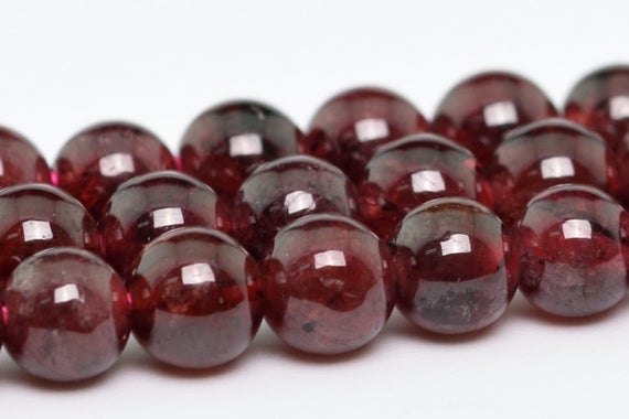 Wine Red Garnet Beads Grade Aa Genuine Natural Gemstone Round Loose Beads 4mm  6mm 8mm 10mm Bulk Lot Options