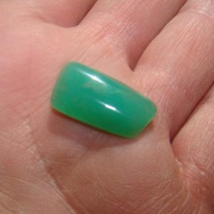 Shop Chrysoprase Cabochons! Gem Quality Chrysoprase Natural Free form Cabochon | Natural genuine stones & crystals in various shapes & sizes. Buy raw cut, tumbled, or polished gemstones for making jewelry or crystal healing energy vibration raising reiki stones. #crystals #gemstones #crystalhealing #crystalsandgemstones #energyhealing #affiliate #ad