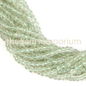 Shop Green Amethyst Beads! Green Amethyst Faceted Rondelle Indian Cut, Faceted Rondelle Gemstone Beads, faceted Indian Cut Natural Gemstone Beads, AAA Quality | Natural genuine faceted Green Amethyst beads for beading and jewelry making.  #jewelry #beads #beadedjewelry #diyjewelry #jewelrymaking #beadstore #beading #affiliate #ad