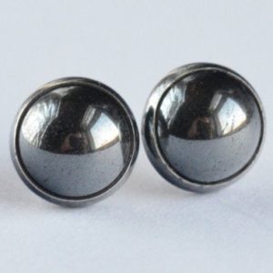 Shop Hematite Jewelry! hematite 3mm 4mm 6mm 8mm 10mm sterling silver stud earrings pair | Natural genuine Hematite jewelry. Buy crystal jewelry, handmade handcrafted artisan jewelry for women.  Unique handmade gift ideas. #jewelry #beadedjewelry #beadedjewelry #gift #shopping #handmadejewelry #fashion #style #product #jewelry #affiliate #ad