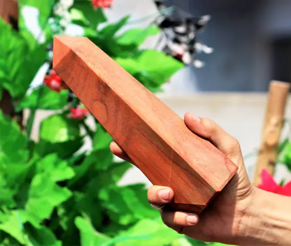 Red Carrot Jasper Crystal Obelisk Large 215mm 4-faceted Healing Gemstone Meditation & Chakra Balancing Unique Spiritual Gift