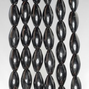 Shop Jet Beads! 18x16mm Black Jet Gemstone Organic Barrel Tube Loose Beads 16 inch Full Strand (90186901-885) | Natural genuine other-shape Jet beads for beading and jewelry making.  #jewelry #beads #beadedjewelry #diyjewelry #jewelrymaking #beadstore #beading #affiliate #ad