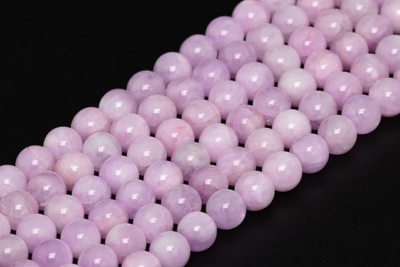 Kunzite Beads Genuine Natural Brazil Grade Aaa Gemstone Round Loose Beads 4mm 6mm 8mm 10mm Bulk Lot Options