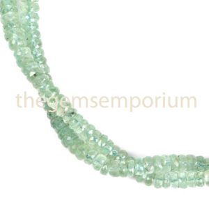 Mint Kyanite faceted Rondelle Beads, 3-5MM Green Kyanite Faceted rondelle beads, Dark Mint Kyanite Rondelle Beads, Kyanite Rondelle Beads | Natural genuine faceted Kyanite beads for beading and jewelry making.  #jewelry #beads #beadedjewelry #diyjewelry #jewelrymaking #beadstore #beading #affiliate #ad