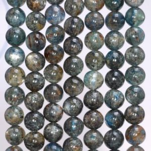 Shop Kyanite Round Beads! 7MM  Kyanite Gemstone Round Loose Beads 15.5 inch Full Strand (80004010-A174) | Natural genuine round Kyanite beads for beading and jewelry making.  #jewelry #beads #beadedjewelry #diyjewelry #jewelrymaking #beadstore #beading #affiliate #ad
