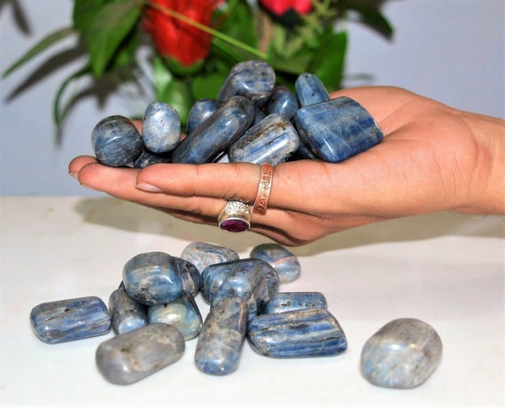 Raw Natural Blue Kyanite Stone Stick Set Of One Kilogram Healing Metaphysical Meditation Chakra Power