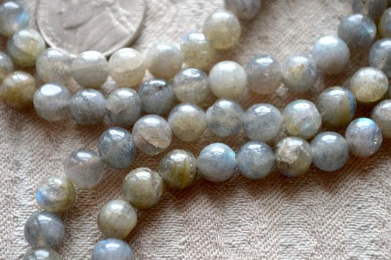 Cyber Monday Sale Labradorite Handmade Tibetan Mala Beads Necklace - 6 Mm 108 Power Stones To Stimulate Imagination, Enthusiasm & New Ideas