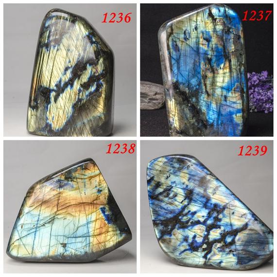 Natural Raw Labradorite Stone/light Gemstone/glossy Stone/decor/collection/polished/decoration/energy Crystals