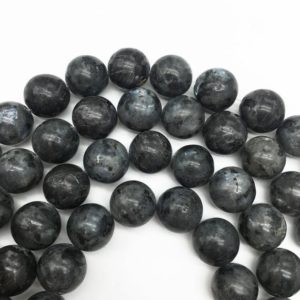 12mm Black Labradorite Beads, Round Gemstone Beads, Wholesale Beads | Natural genuine round Array beads for beading and jewelry making.  #jewelry #beads #beadedjewelry #diyjewelry #jewelrymaking #beadstore #beading #affiliate #ad