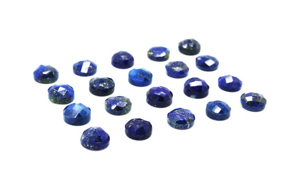 Lapis Lazuli Cabs,faceted Cabochons,gemstone Cabochons,natural Cabochons,jewelry Making,diy Supplies,craft Supplies,lapis Gems,aa Quality