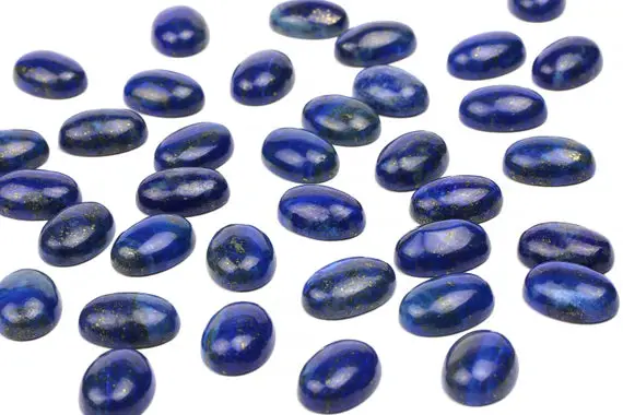Clearance Sale - Natural Lapis Gemstone,oval Semiprecious Cabochons,september Birthstone,wholesale Cabochons,lapis Lazuli Gemstone - 1 Pc