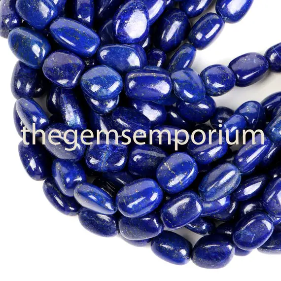 Lapis Lazuli Plain Smooth Nugget Beads, Plain Beads, Lapis Lazuli Smooth Beads, Lapis Lazuli Nugget Beads, Lapis Lazuli Beads