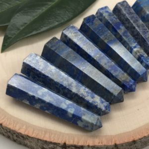Lapis Lazuli Double Terminated Point | Double Point | Healing Wand #TP10 | Natural genuine stones & crystals in various shapes & sizes. Buy raw cut, tumbled, or polished gemstones for making jewelry or crystal healing energy vibration raising reiki stones. #crystals #gemstones #crystalhealing #crystalsandgemstones #energyhealing #affiliate #ad