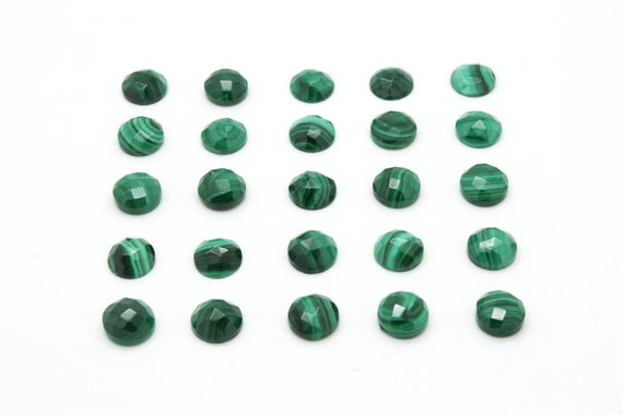Green Malachite Stone,faceted Cabochon,loose Gemstones,semiprecious Cabochons,gemstone Cabochons,wholesale,aa Quality - 1 Stone