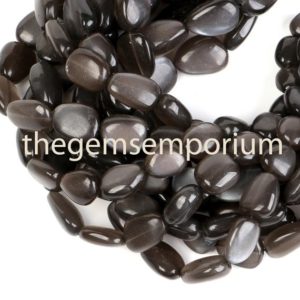 Shop Moonstone Chip & Nugget Beads! Grey Moonstone Plain Smooth Nugget Gemstone Beads, Grey Moonstone Nuggets, AAA Quality,Gemstone for Jewelry Making | Natural genuine chip Moonstone beads for beading and jewelry making.  #jewelry #beads #beadedjewelry #diyjewelry #jewelrymaking #beadstore #beading #affiliate #ad
