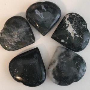 Shop Moss Agate Shapes! Moss Agate Gemstone Heart, Healing Stone, Stone of New Beginnings, Wealth and Abundance, Stabilizing Stone | Natural genuine stones & crystals in various shapes & sizes. Buy raw cut, tumbled, or polished gemstones for making jewelry or crystal healing energy vibration raising reiki stones. #crystals #gemstones #crystalhealing #crystalsandgemstones #energyhealing #affiliate #ad
