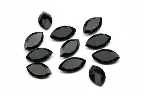 Black Onyx Stone,real Gemstones,faceted Gemstones,bulk Gemstones,gemstones And Crystals,cut Gemstones,marquise Cut Onyx,loose Stones - Aa