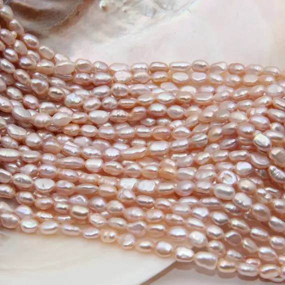 5~6mm Nugget Pearl,egg Pearls Beads,lavender Pearl,freshwater Pearl,seed Loose Pearl,pearl Strand,wedding Pearl,wholesale Pearl Bead Jewelry