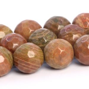 Shop Petrified Wood Beads! Petrified Wood Jasper Beads Grade AAA Genuine Natural Gemstone Micro Faceted Round Loose Beads 6/8/10/11-12MM Bulk Lot Options | Natural genuine faceted Petrified Wood beads for beading and jewelry making.  #jewelry #beads #beadedjewelry #diyjewelry #jewelrymaking #beadstore #beading #affiliate #ad