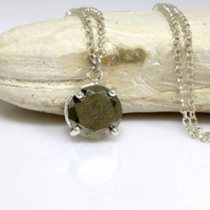 Shop Pyrite Pendants! Natural Pyrite Necklace · Gold Gemstone Necklace · Raw Iron Pyrite Pendant · Bridal Jewelry 18k · Bridesmaid Gifts Necklaces · Mom Necklace | Natural genuine Pyrite pendants. Buy handcrafted artisan wedding jewelry.  Unique handmade bridal jewelry gift ideas. #jewelry #beadedpendants #gift #crystaljewelry #shopping #handmadejewelry #wedding #bridal #pendants #affiliate #ad