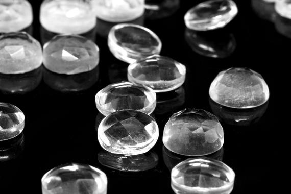 Quartz Cabochons,semiprecious Loose Stones,crystal Quartz,faceted Cabochons,jewelry Supplies,loose Stones,calibrated Gems - Aa Quality