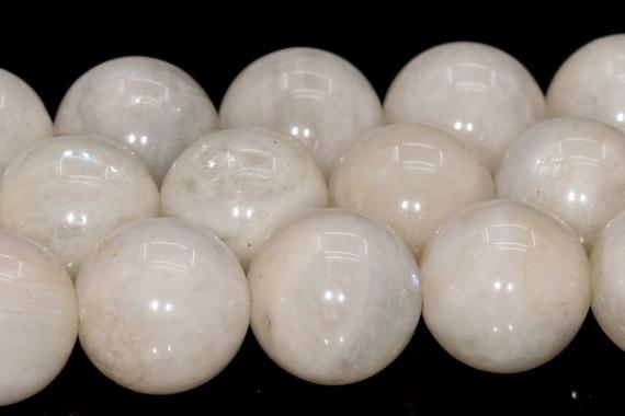 11-12mm Rainbow Moonstone Beads Grade Ab+ Genuine Natural Gemstone Full Strand Round Loose Beads 15" Bulk Lot 1,3,5,10 And 50 (104233-1153)