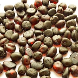 RAW Baltic Amber Beads Oblong Style Unpolished Stone Gemstone, 5-8 mm size, Natural Genuine Stones Cherry beads | Natural genuine other-shape Amber beads for beading and jewelry making.  #jewelry #beads #beadedjewelry #diyjewelry #jewelrymaking #beadstore #beading #affiliate #ad