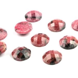 Shop Rhodonite Cabochons! Large cabochon,faceted cabochon,Rhodonite cabochons,earth minded stone,pink stones,deep pink gemstone,jewelry supplies,craft supplies | Natural genuine stones & crystals in various shapes & sizes. Buy raw cut, tumbled, or polished gemstones for making jewelry or crystal healing energy vibration raising reiki stones. #crystals #gemstones #crystalhealing #crystalsandgemstones #energyhealing #affiliate #ad