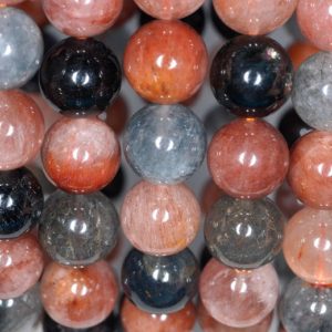 Shop Rutilated Quartz Round Beads! 10mm Rainbow Rutilated Quartz Gemstone Garde AAA Round Loose Beads 7 inch Half Strand (80001066-146) | Natural genuine round Rutilated Quartz beads for beading and jewelry making.  #jewelry #beads #beadedjewelry #diyjewelry #jewelrymaking #beadstore #beading #affiliate #ad
