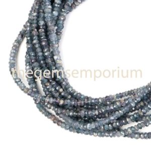 Shop Spinel Beads! Extremely Rare Natural Blue Spinel Faceted Rondelle Beads, Blue Spinel Faceted Beads, Blue Spinel Rondelle Beads, Blue Spinel Beads, spinel | Natural genuine beads Spinel beads for beading and jewelry making.  #jewelry #beads #beadedjewelry #diyjewelry #jewelrymaking #beadstore #beading #affiliate #ad