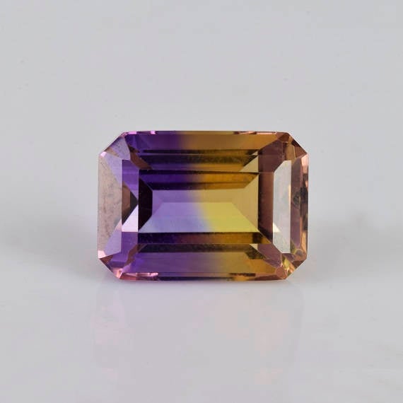 9.31 Carat Natural Ametrine Octagon Gemstone - Stunning Loose Gemstone For Ametrine Pendants And Rings _ Buy Online Gemstones