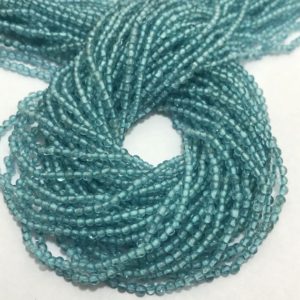 Shop Apatite Round Beads! On Sale Lot Of  2 – 2.5 mm Sky Apatite Plain Round Gemstone Beads Strand Sale / Semi Precious Beads / Sky Apatite / Round Beads Wholesale | Natural genuine round Apatite beads for beading and jewelry making.  #jewelry #beads #beadedjewelry #diyjewelry #jewelrymaking #beadstore #beading #affiliate #ad
