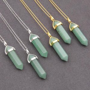 Green Aventurine Necklace,Green Aventurine Pendant,Charms Necklace,Boho Necklace Pendant,Wholesale Gemstone Pendants,Jewelry Necklace. | Natural genuine Gemstone jewelry. Buy crystal jewelry, handmade handcrafted artisan jewelry for women.  Unique handmade gift ideas. #jewelry #beadedjewelry #beadedjewelry #gift #shopping #handmadejewelry #fashion #style #product #jewelry #affiliate #ad