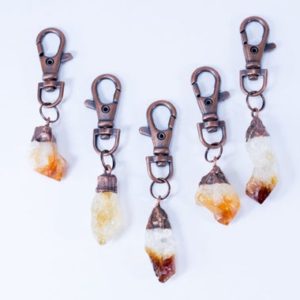 Shop Citrine Rings! Citrine keychain | Rough crystal keychain | Raw Citrine crystal key clip | Crystal Key ring | Crystal keychain | Birthstone gift | Natural genuine Citrine rings, simple unique handcrafted gemstone rings. #rings #jewelry #shopping #gift #handmade #fashion #style #affiliate #ad