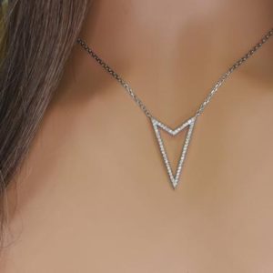 Shop Diamond Necklaces! Dainty diamond necklace| Minimalist necklace | Anniversary gift| Layering necklace | Natural genuine Diamond necklaces. Buy crystal jewelry, handmade handcrafted artisan jewelry for women.  Unique handmade gift ideas. #jewelry #beadednecklaces #beadedjewelry #gift #shopping #handmadejewelry #fashion #style #product #necklaces #affiliate #ad
