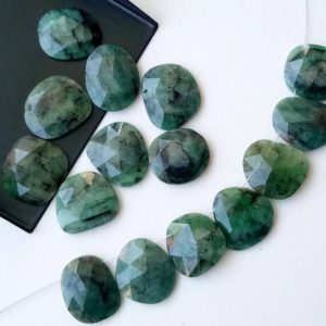 Shop Emerald Cabochons! 14.5-15mm Emerald Rose Cut Cabochons, Drilled Natural Emerald Free Form Shape Rose Cut Flat Back Cabochons, 5 Pcs – PDG276 | Natural genuine stones & crystals in various shapes & sizes. Buy raw cut, tumbled, or polished gemstones for making jewelry or crystal healing energy vibration raising reiki stones. #crystals #gemstones #crystalhealing #crystalsandgemstones #energyhealing #affiliate #ad