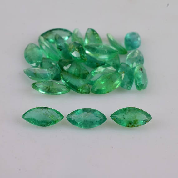 Natural Emerald 7x3.5 Mm Marquise Gemstone - Green Marquise Loose Emerald, Precious Birthstone, Rasavgems Jewelry
