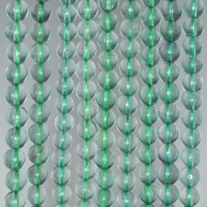 Shop Fluorite Round Beads! 6mm Green Fluorite Gemstone Grade AA Round Loose Beads 15.5 inch Full Strand (90187770-685) | Natural genuine round Fluorite beads for beading and jewelry making.  #jewelry #beads #beadedjewelry #diyjewelry #jewelrymaking #beadstore #beading #affiliate #ad