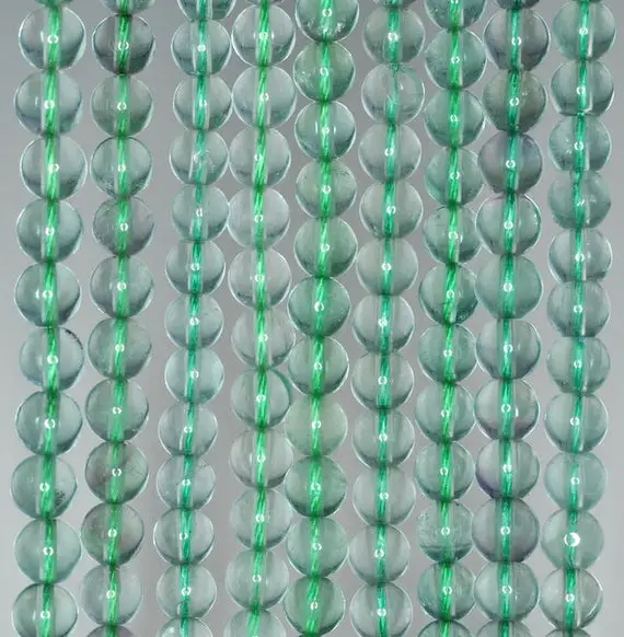6mm Green Fluorite Gemstone Grade Aa Round Loose Beads 15.5 Inch Full Strand (90187770-685)