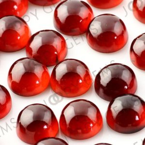 Shop Garnet Cabochons! Hessonite Garnet Cabochon 10mm Round  – per stone | Natural genuine stones & crystals in various shapes & sizes. Buy raw cut, tumbled, or polished gemstones for making jewelry or crystal healing energy vibration raising reiki stones. #crystals #gemstones #crystalhealing #crystalsandgemstones #energyhealing #affiliate #ad