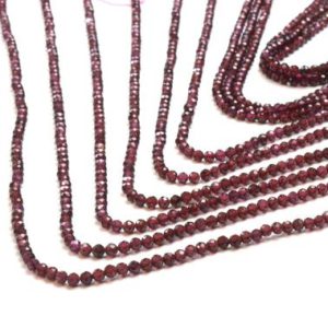 Shop Garnet Faceted Beads! 3mm AA garnet beads,semiprecious beads,faceted beads,gemstone beads,January birthstone beads,garnet jewelry beads,wholesale – 16" Strand | Natural genuine faceted Garnet beads for beading and jewelry making.  #jewelry #beads #beadedjewelry #diyjewelry #jewelrymaking #beadstore #beading #affiliate #ad