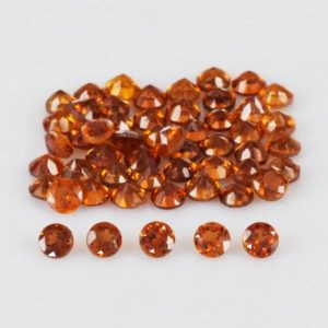 Shop Garnet Shapes! 2.5×2.5×1.7 mm Natural Hessonite Garnet Faceted Cut Round AAA+ Grade Loose Gemstone – 100% Natural Hessonite Garnet Gemstone – GOORG-1008 | Natural genuine stones & crystals in various shapes & sizes. Buy raw cut, tumbled, or polished gemstones for making jewelry or crystal healing energy vibration raising reiki stones. #crystals #gemstones #crystalhealing #crystalsandgemstones #energyhealing #affiliate #ad