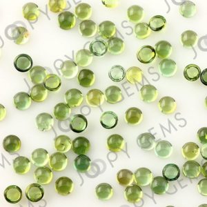 Shop Green Tourmaline Stones & Crystals! Medium Green Tourmaline Cabochon 3mm Round – per stone | Natural genuine stones & crystals in various shapes & sizes. Buy raw cut, tumbled, or polished gemstones for making jewelry or crystal healing energy vibration raising reiki stones. #crystals #gemstones #crystalhealing #crystalsandgemstones #energyhealing #affiliate #ad
