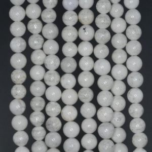 Shop Howlite Round Beads! 6MM  Howlite Gemstone ROUND Loose Beads 15.5 inch Full Strand (90184793-A128) | Natural genuine round Howlite beads for beading and jewelry making.  #jewelry #beads #beadedjewelry #diyjewelry #jewelrymaking #beadstore #beading #affiliate #ad