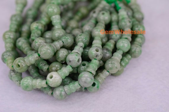 5 Sets Chinese Jade 3 Hole Beads,t-beads Set, Guru Beads, Prayer Beads, Mala Making Cones Beads, T Hole Set, Big Hole Beads