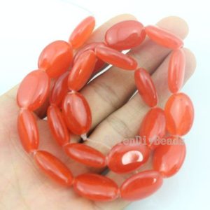 Shop Jade Bead Shapes! 13x18mm  Oval Jade Beads,Jade Beads,Loose Jade Stone Beads, Full Strand,Gemstone Beads For DIY Jewelry Making–15.5 inches–22 Pieces–BJ028 | Natural genuine other-shape Jade beads for beading and jewelry making.  #jewelry #beads #beadedjewelry #diyjewelry #jewelrymaking #beadstore #beading #affiliate #ad