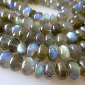 Shop Labradorite Rondelle Beads! AAA Natural Labradorite Smooth Rondelles Beads, 10mm Labradorite Beads, 4 Inch Half Strand, GDS193 | Natural genuine rondelle Labradorite beads for beading and jewelry making.  #jewelry #beads #beadedjewelry #diyjewelry #jewelrymaking #beadstore #beading #affiliate #ad