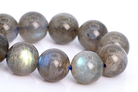 9mm Gray Labradorite Beads A Genuine Natural Madagascar Gemstone Half Strand Round Loose Beads 7.5" Bulk Lot 1,3,5,10,50 (106551h-1990)